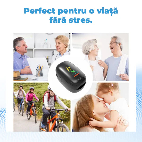 Oxímetro de dedo profesional con pantalla LED