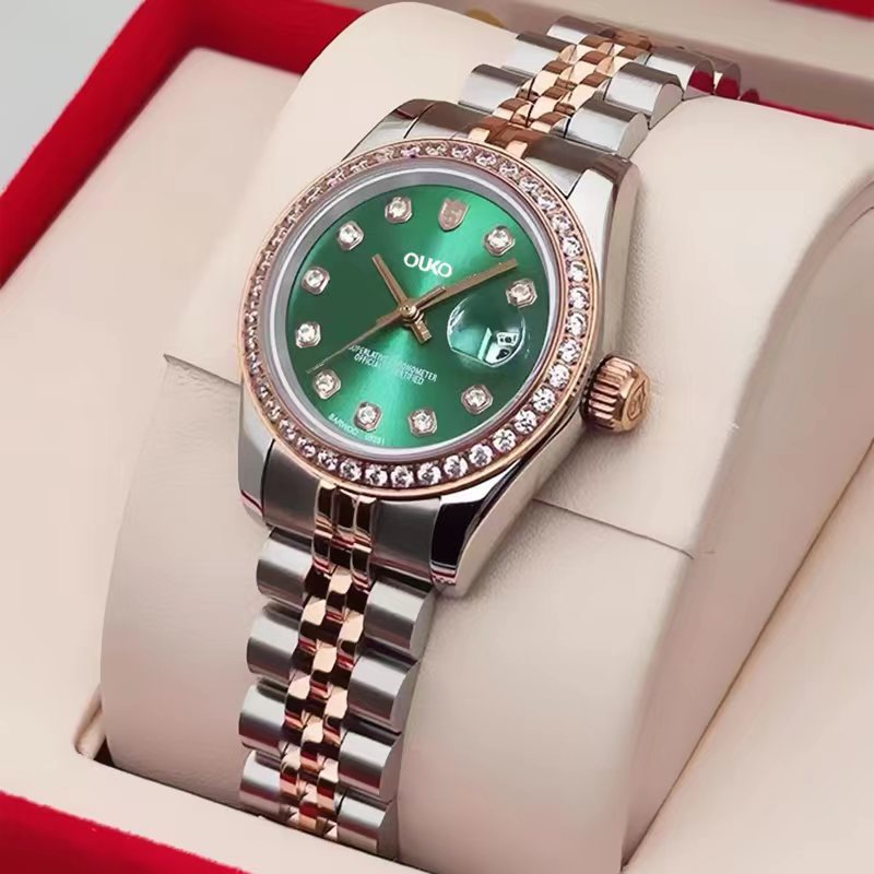 Reloj tipo Rolex mujer - verde